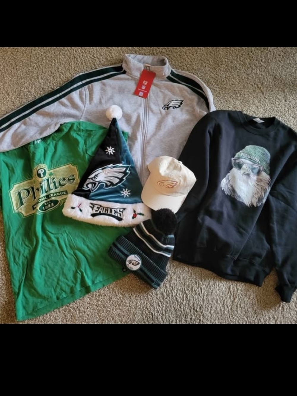 Philadelphia apparel - lot / bundle of 6 items